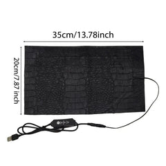 USB Pet Heating Pad Terrarium Reptile Heat Mat 3 Gear Electric Blanket Heater Adjustable Portable Reptile Heating Pad