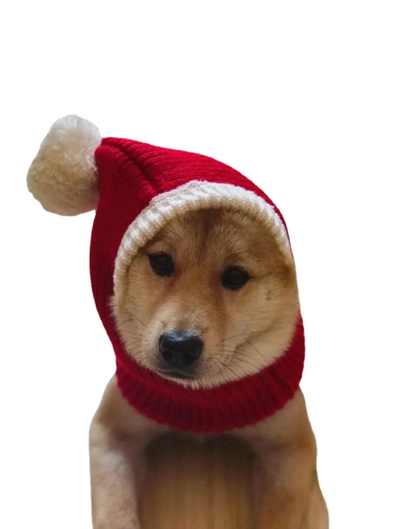 Pet Hat Winter Warm Headgear Pet Christmas Hat Funny Costume Pet Accessories for Small Medium Large Dogs Dress Up Dog Supplies