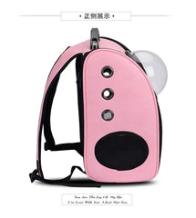 Pu Leather Soft Material Breathable Pet Capsule Dog Carrier Backpack for Cat and Small Animals