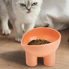 Food Bowl Color Thick Legs High Feet Stable Water 4-color Drop Eat Bowl Pet Food Food Dish Anti Grade Supplies D Z9i6