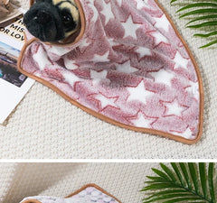 Winter Pet Sleeping Blanket Soft Fluffy Dog Blanket Warm Breathable Cat Cover Blanket Comfortable Sleeping Sheet Mat Pet Items