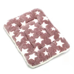 Dog Bed  Pet Blanket Soft Thickened Fleece Pad Bed Mat For Puppy Dog Cat Sofa Cushion Home Rug Warm Sleeping Cover