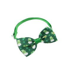 StPatricks Day Pet Bowtie for Cats Dogs Bowknot Collar Festival Party Pet Costume Accessories Kitten Holiday Neckwear