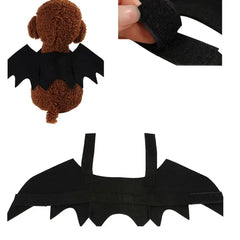 Christmas Small Pets Clothes Hat Scarf Bat Wings Cloak Bib Funny Cat Dog Cosplay Costume for Xmas Party Kitten Puppy Costumes