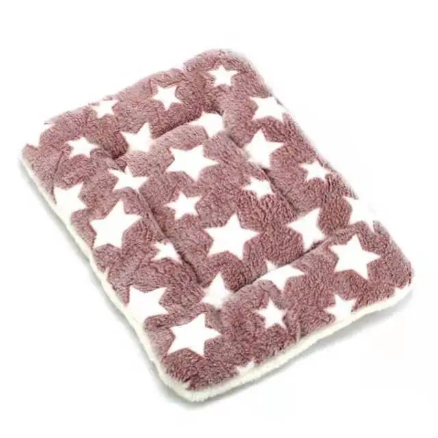 Dog Bed  Pet Blanket Soft Thickened Fleece Pad Bed Mat For Puppy Dog Cat Sofa Cushion Home Rug Warm Sleeping Cover