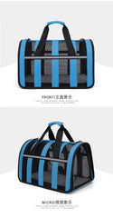 Solid Colour Large Capacity Pet Bag Outdoor Portable Bag Breathable Cute Pet Bag Fashion Foldable Pet Handbag