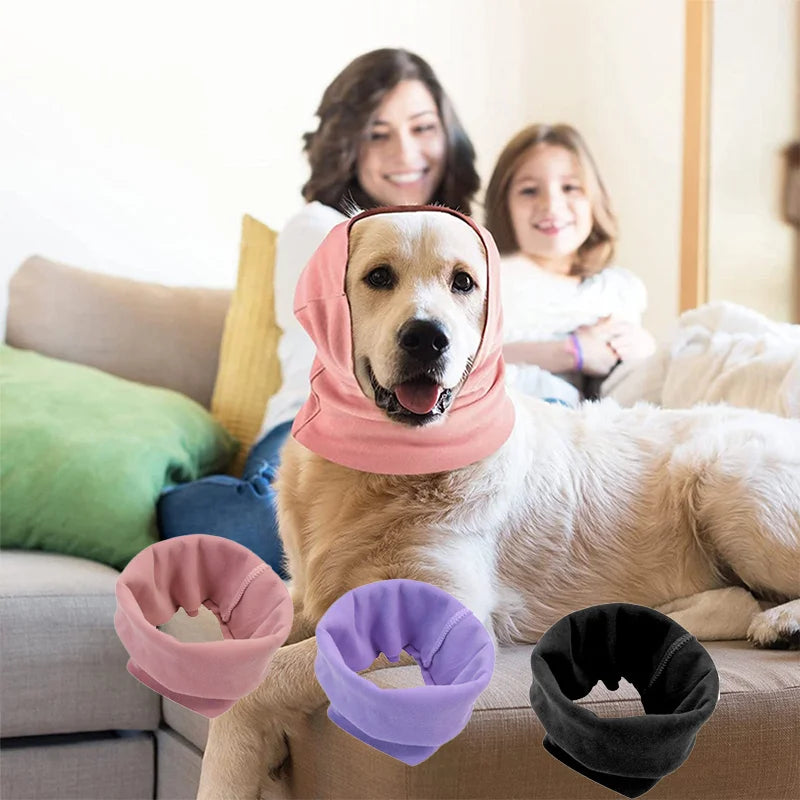 Dog Grooming Earmuff Windproof Noise Cancel Elasticity Soft Scarf Puppy Cat Warm Headband Ear Cover Pet Dog Soothing Headgear