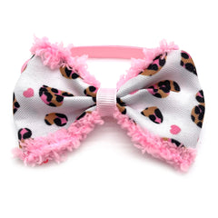 Dog Valentine's Day Bow Ties Pet Dog Neckties Love Pattern Collar for Small Middle Dog Puppy Neckties Pink Bows