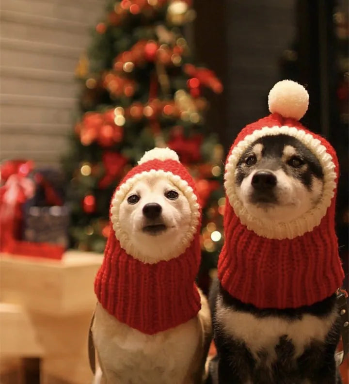 Pet Hat Winter Warm Headgear Pet Christmas Hat Funny Costume Pet Accessories for Small Medium Large Dogs Dress Up Dog Supplies