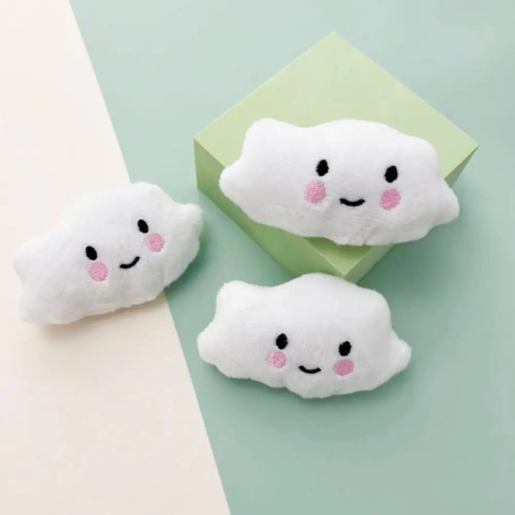 Bite-resistant Dog Toy Pet Toy for Dog Training Plush Pet Chew Toy Cute Cloud Shape for Dogs Cats Squeaky Bite-resistant