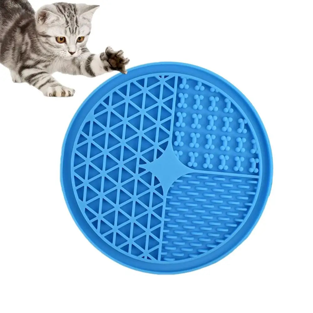 Dog & Cat Slow Feeder Food-Grade Slow Feeders & Lick Mat Durable Dog Lick Mat Non-Slip Entertains Pets And Slows Eating For Pets