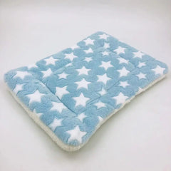 Dog Bed  Pet Blanket Soft Thickened Fleece Pad Bed Mat For Puppy Dog Cat Sofa Cushion Home Rug Warm Sleeping Cover