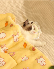 Pet Blanket Cat Blanket Dog Quilt Autumn and Winter Kennel Blanket Kennel Sleeping Mat Cat Mat Cat Mat Winter Dog Blankets