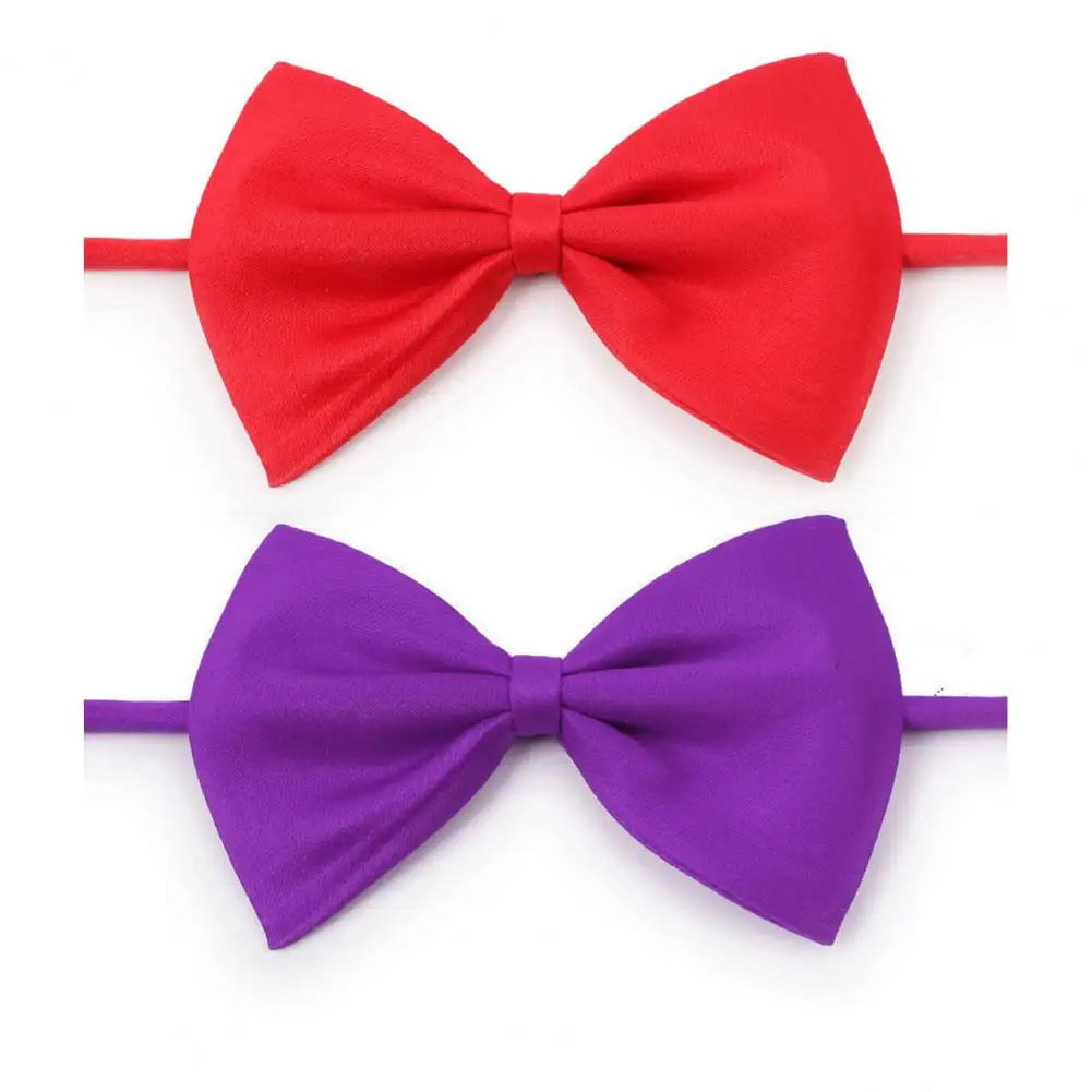 Break-away Buckle Dog Collar Adjustable Pet Bow Tie Collar for Small Medium Comfortable Design Bright Colors Easy Buckle Fixing