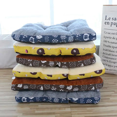 Soft Flannel Pet Mat Dog Bed Winter Thicken Warm Cat Washable Puppy Blanket Dog Supplies Pet Sleeping Cover Lovely Blanket D8C7