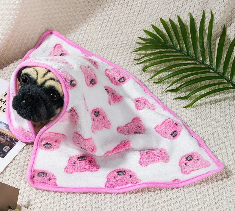 Winter Pet Sleeping Blanket Soft Fluffy Dog Blanket Warm Breathable Cat Cover Blanket Comfortable Sleeping Sheet Mat Pet Items