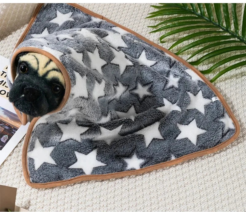 Winter Pet Sleeping Blanket Soft Fluffy Dog Blanket Warm Breathable Cat Cover Blanket Comfortable Sleeping Sheet Mat Pet Items