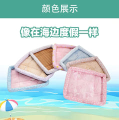 Ice Silk Dog Kennel Pet Mat, Ice Pad, Summer Cat Bed