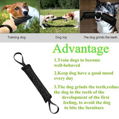 Dogs Interactive Toy Dog Chew Stick Tear Resistant Interactive Ma Fu Chew Stick Pet Toy Bite Resistance Outdoor Sport Training