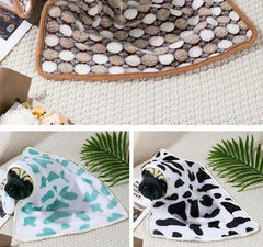 Winter Pet Sleeping Blanket Soft Fluffy Dog Blanket Warm Breathable Cat Cover Blanket Comfortable Sleeping Sheet Mat Pet Items