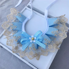 Luxury Embroidery Lace Necklace for Puppy,Cat Dog Bandana,Collar,Bow Princess for Small Medium Dog,Pet Accessories, Pet Supplier