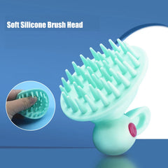 Bathroom Dog Cat Bath Brush Massage Dispenser Grooming Shower Brushes Soft Silicone Pet Bathing Shampoo Massager Puppy Comb