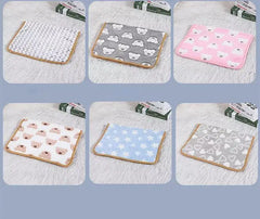 Millet Brown Pink Dot Pattern Pet Blanket Soft Flannel Multicolor Pet Bed Dog Puppy Cat