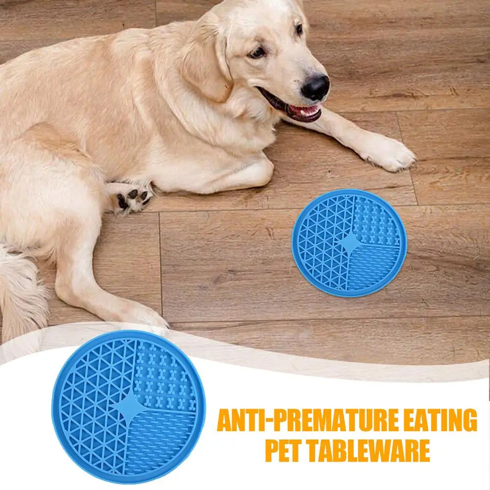 Dog & Cat Slow Feeder Food-Grade Slow Feeders & Lick Mat Durable Dog Lick Mat Non-Slip Entertains Pets And Slows Eating For Pets