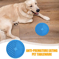 Dog & Cat Slow Feeder Food-Grade Slow Feeders & Lick Mat Durable Dog Lick Mat Non-Slip Entertains Pets And Slows Eating For Pets