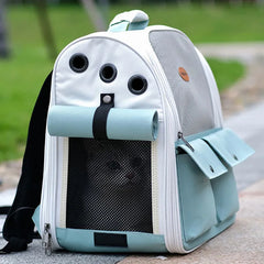 Pet Cat Backpack Portable Small Dogs Outdoor Carrier Cat Travel Bag Foldable Ventilated Design Large Cats Dog Backpack Carrier