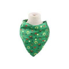 Irish Festival Party Dogs Bandana Dogs StPatricks Costume NeckScarf Collar Holiday Dress Up Dogs Floral Printed Bandanas