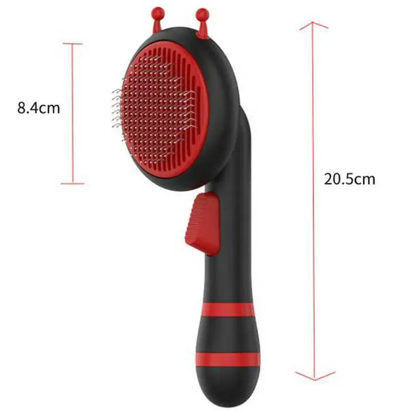 Self Cleaning Pet Grooming Brush Cute Bee Brush for Shedding Slicker Dogs Cats Soft Comb