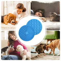 Dog & Cat Slow Feeder Food-Grade Slow Feeders & Lick Mat Durable Dog Lick Mat Non-Slip Entertains Pets And Slows Eating For Pets