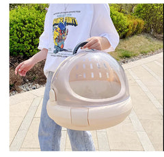 Cat Carrier Pets Bag Multi-functional Portable Cat Bag Portable Space Capsule Pet Capsule Bag Car Dog Aviation Cage