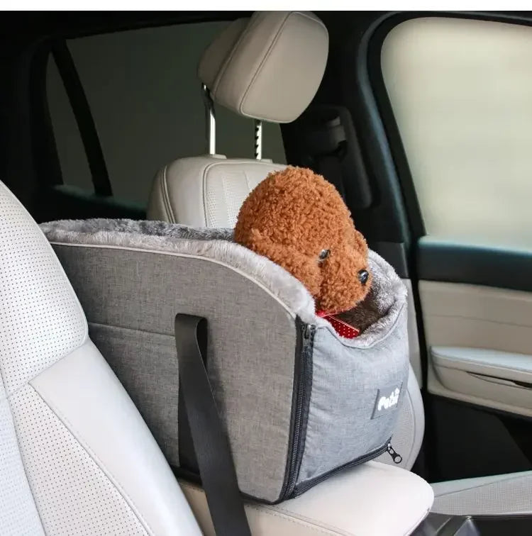 Portable Car Safety Pet Seat for Small Dogs and Cats, Travel Central Control, Transport Dog Carrier, Bag Protector