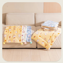 Cat Soft Cushion Plush Pet Dog Sleeping Bed Pet Mats Blankets Mix and Match for Winter Warm Sleep Pet Blanket Accessories