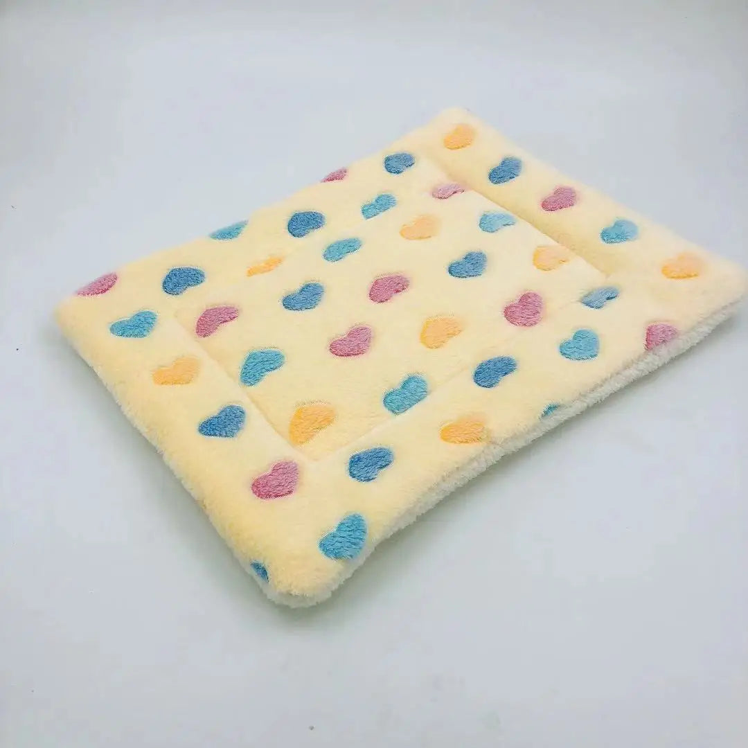 Dog Bed  Pet Blanket Soft Thickened Fleece Pad Bed Mat For Puppy Dog Cat Sofa Cushion Home Rug Warm Sleeping Cover