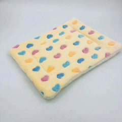 Dog Bed  Pet Blanket Soft Thickened Fleece Pad Bed Mat For Puppy Dog Cat Sofa Cushion Home Rug Warm Sleeping Cover