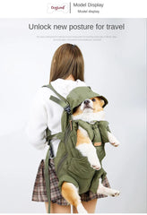 New Dog Carrier Bag Thickened Pet Outgoing Portable Strap Chest Backpack Free Hands Warm Backpack In Winter for Kitten and Puppy