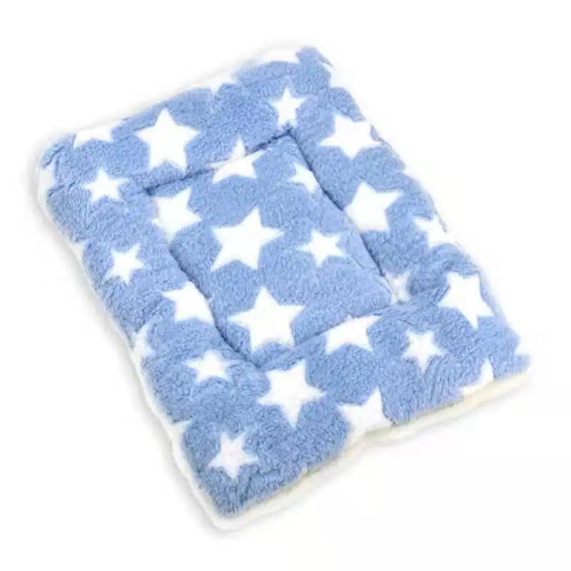 Dog Bed  Pet Blanket Soft Thickened Fleece Pad Bed Mat For Puppy Dog Cat Sofa Cushion Home Rug Warm Sleeping Cover