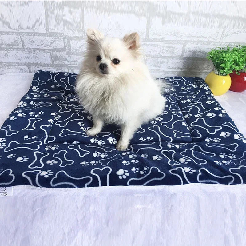 Pet Bed for Cats Soft Nest Dogs Kennel Soft Cushion Kennel Puppy Washable Plush Cat Mat Warm Sleeping Blanket Cat Supplies