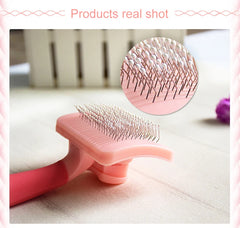 Petio Dog Cat Self Cleaning Comb Pet Hair Remover Brush For Dogs Cats Grooming Tools Pet Dematting Comb Dog Accessories Supplies