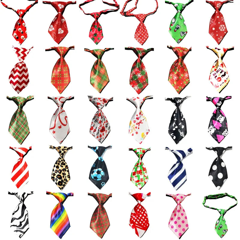 New Pet Tie Dog Cat Collar Accessories Tie Christmas Halloween Cat and Dog Accessories Pet Supplies Comfortable Good Quality