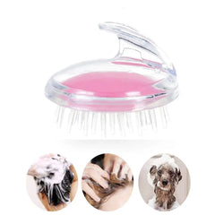 Silicone Head Body Massager Shampoo Scalp Brush Pet Hair Washing Comb Body Shower Brush Bath Spa Massage Brush