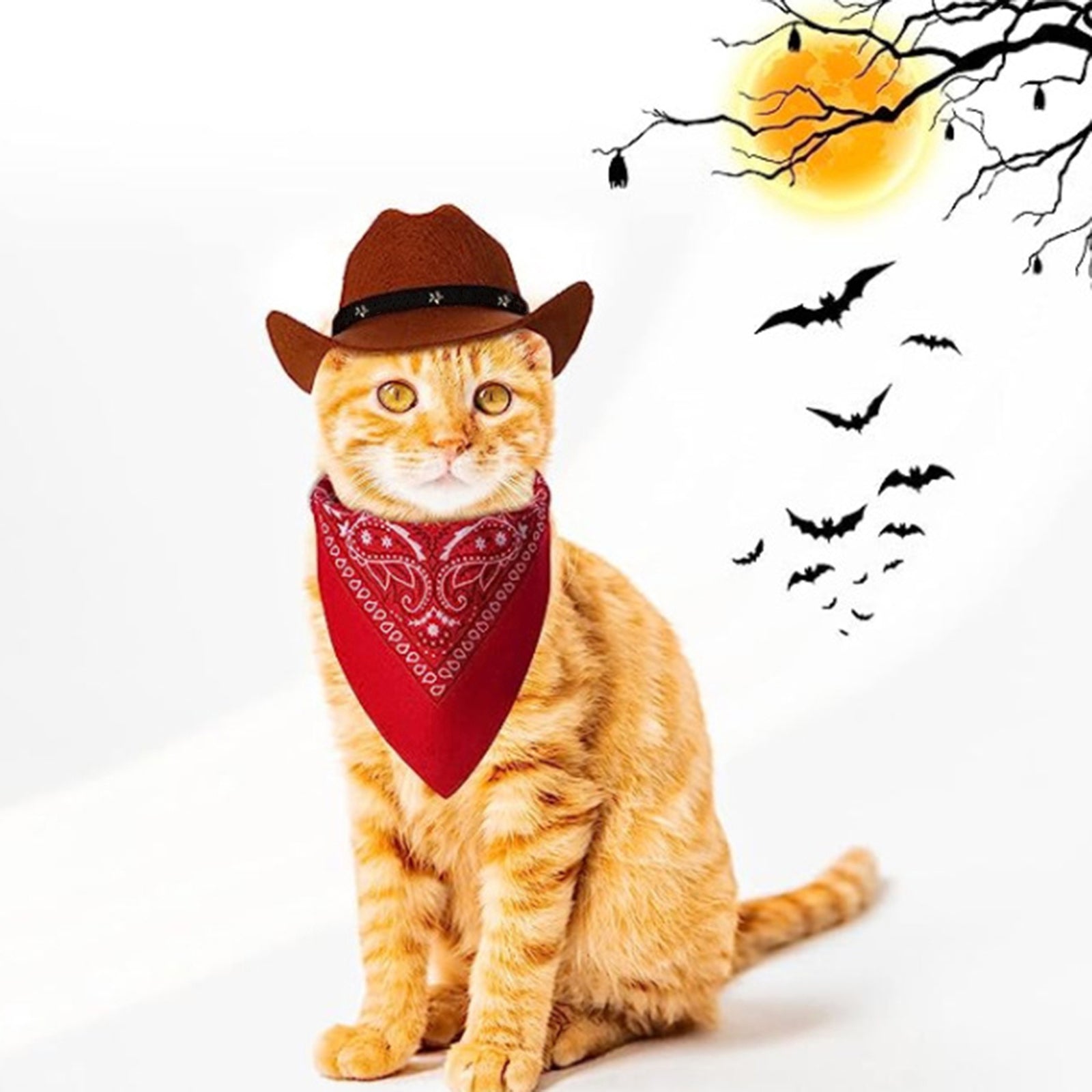 Pet Dog Cowboy Hat Headgear Cat Funny Headwear Adjustable Pet Caps for Small Animal Party Gifts Photography Prop Cosplay Costume