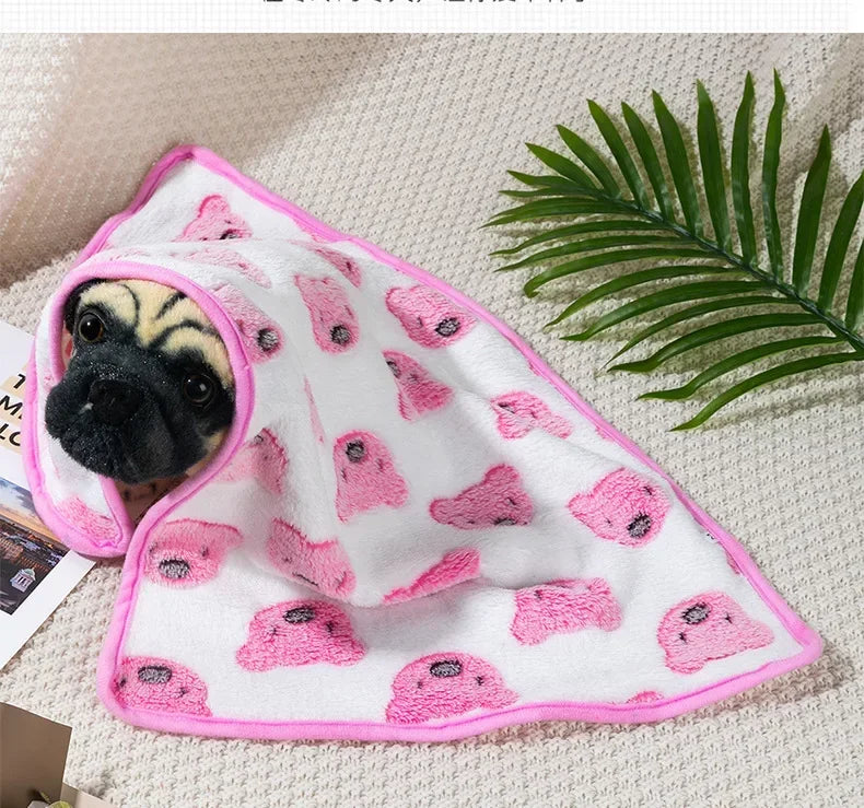 Winter Pet Sleeping Blanket Soft Fluffy Dog Blanket Warm Breathable Cat Cover Blanket Comfortable Sleeping Sheet Mat Pet Items