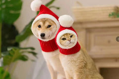 Pet Hat Winter Warm Headgear Pet Christmas Hat Funny Costume Pet Accessories for Small Medium Large Dogs Dress Up Dog Supplies