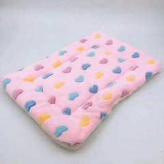 Dog Bed  Pet Blanket Soft Thickened Fleece Pad Bed Mat For Puppy Dog Cat Sofa Cushion Home Rug Warm Sleeping Cover