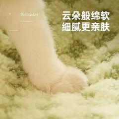 B111418260112Dog mat cat blanket autumn and winter sleeping mat sleeping floor mat winter warmth pet supplies universal bedding