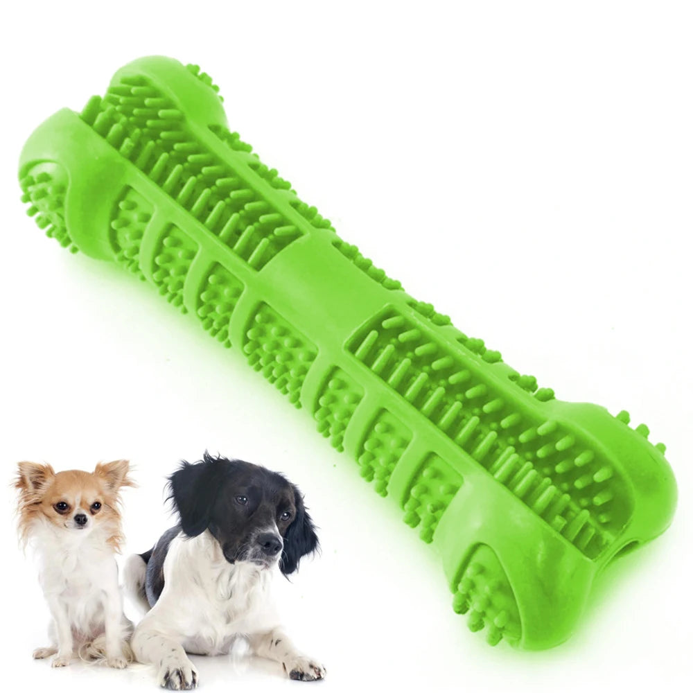 Pet Bone Toy Silicone Funny Dog Toothbrush Chew Toy Puppy Tooth Brushing Toy Bite Resistant Pet Toys Dog Chewing Toys Pet Supply